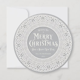 ヴィンテージラウンドグレー+オフホワイトケルト シーズンカード