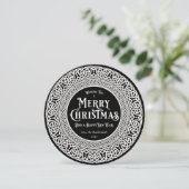 ヴィンテージラウンドブラック+オフホワイトケルト シーズンカード (スタンド正面)