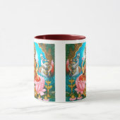 ヴィンテージラクシュミマグ女神の恵み マグカップ (中央)