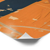 ヴィンテージラクダレトロデザートデクページ ポスター (コーナー)