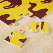 ヴィンテージラクダ:砂漠インスパイアのパターン。 ジグソーパズル (側面)