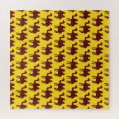 ヴィンテージラクダ:砂漠インスパイアのパターン。 ジグソーパズル (横)