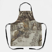 ヴィンテージラクハム不機嫌ティーパーティーアリスinワンダーランド エプロン (正面)