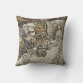 ヴィンテージラクハム不機嫌ティーパーティーアリスinワンダーランド クッション (裏面)