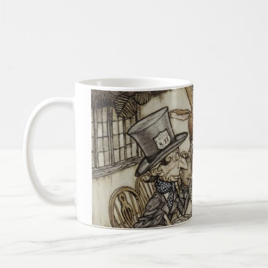 ヴィンテージラクハム不機嫌ティーパーティーアリスinワンダーランド コーヒーマグカップ (左)