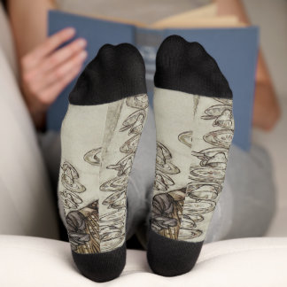 ヴィンテージラクハム不機嫌ティーパーティーアリスinワンダーランド ソックス