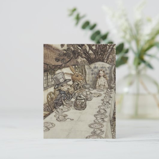 ヴィンテージラクハム不機嫌ティーパーティーアリスinワンダーランド ポストカード (スタンド正面)