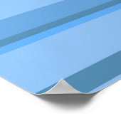 ヴィンテージラクロスストライプのポスター ポスター (角)