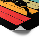 ヴィンテージラクロススポーツプレーヤー ポスター (角)