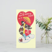 ヴィンテージラクーンバレンタイン シーズンカード (スタンド正面)