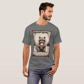 ヴィンテージラクーンライトムーンライトミーチーフアウトドアビベス Tシャツ (正面フル)