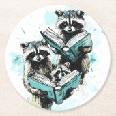 ヴィンテージラクーンリーダクラブ ラウンドペーパーコースター (正面)