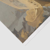 ヴィンテージラクーンレディ魅力的ーラクーンデコップページ 薄葉紙 (詳細)