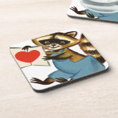 ヴィンテージラクーン愛 コースター (左側)