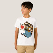 ヴィンテージラクーン愛 Tシャツ (正面フル)