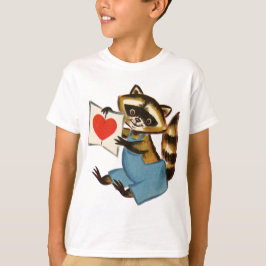 ヴィンテージラクーン愛 Tシャツ