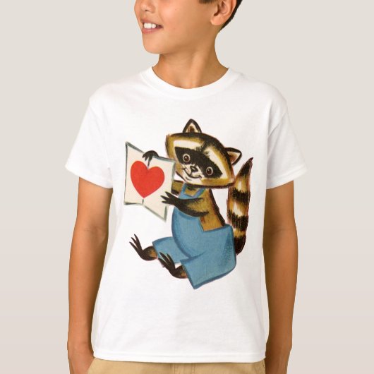 ヴィンテージラクーン愛 Tシャツ (正面)