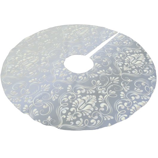 ヴィンテージラグジュアリーダマスク ブラッシュドポリエステルツリースカート (アングル)