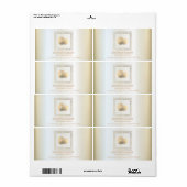 ヴィンテージラグジュアリー金ゴールドの手作りドーナツとスイーツ ラベル (フルシート)