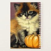 ヴィンテージラグドールハロウィン猫 プランナー手帳 (裏面)
