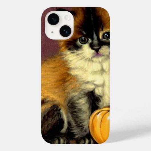 ヴィンテージラグドールハロウィーンキャット Case-Mate iPhoneケース (裏面)