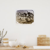 ヴィンテージラグビー – アーカイブプリント ポスター (キッチン)