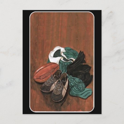 ヴィンテージラグビー ポストカード (正面)
