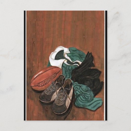 ヴィンテージラグビー ポストカード (正面)