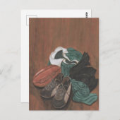 ヴィンテージラグビー ポストカード (正面/裏面)