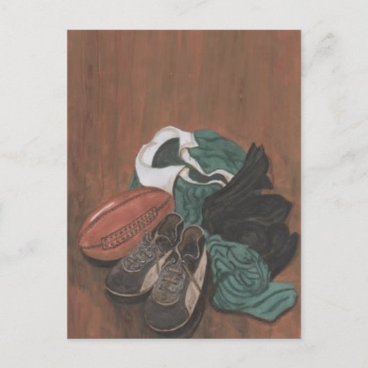 ヴィンテージラグビー ポストカード (正面)