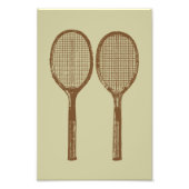 ヴィンテージラケット フォトプリント            (正面)