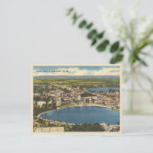 ヴィンテージラケランド・フロリダ空撮 ポストカード (スタンド正面)