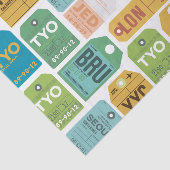 ヴィンテージラゲッジタグティッシュペーパー 薄葉紙 (詳細)