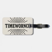 ヴィンテージラゲッジタグ – レトロ写真Tra ラゲッジタグ (裏面横)