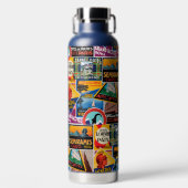 ヴィンテージラゲッジラベルウォーターボトル ウォーターボトル (正面)