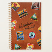 ヴィンテージラゲッジラベルプランナー プランナー手帳 (正面)