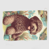 ヴィンテージラゴットロマグノロイラストレーション ゴルフタオル (横)