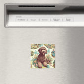 ヴィンテージラゴットロマグノロイラストレーション マグネット (インサイチュ (食洗機))