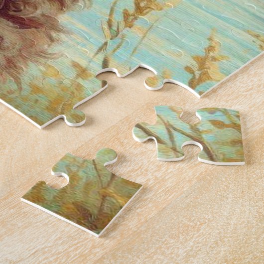 ヴィンテージラゴットロマグノロ絵画ーズ ジグソーパズル (側面)