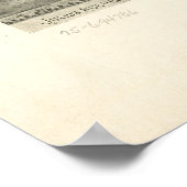 ヴィンテージラザフォードNJの写真地図(1904) ポスター (角)