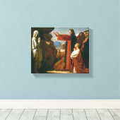 ヴィンテージラザロの飼育 キャンバスプリント (インサイチュ (ウッドフロア))