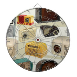 ヴィンテージラジオス金属ケージダートボード ダーツボード