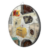 ヴィンテージラジオス金属ケージダートボード ダーツボード (正面右)