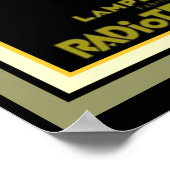 ヴィンテージラジオテクニック広告ポスター13 x 19 ポスター (角)