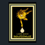 ヴィンテージラジオテクニック広告ポスター13 x 19 ポスター<br><div class="desc">ラジオテクニ素晴らしックのこのヴィンテージ広告のための別のレオネトCappeilloスケッチ。ポスター対策16 x 20</div>