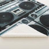 ヴィンテージラジオボックス シェルパブランケット (3/4)