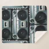 ヴィンテージラジオボックス シェルパブランケット (正面(横))