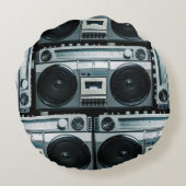 ヴィンテージラジオボックス ラウンドクッション (裏面)