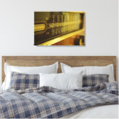 ヴィンテージラジオ – グロー キャンバスプリント (インサイチュ (寝室))