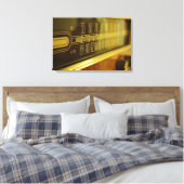 ヴィンテージラジオ – グロー キャンバスプリント (インサイチュ (寝室))